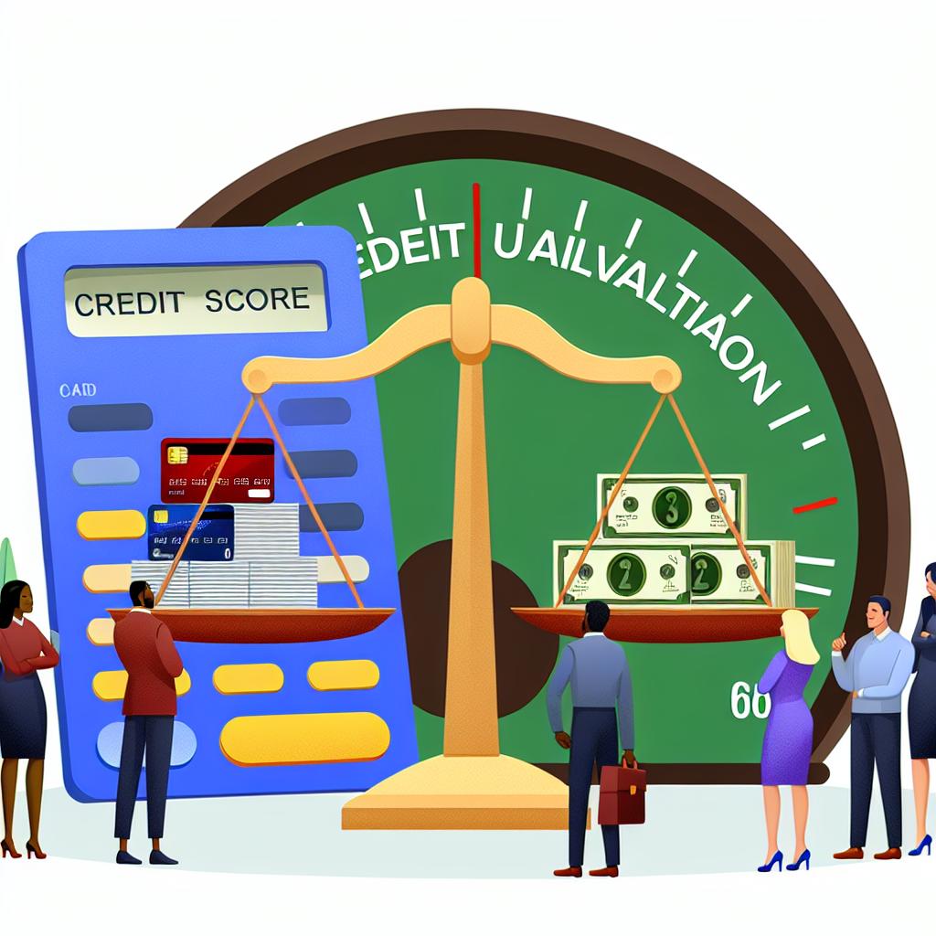 The role of credit utilization ratio in credit scoring.